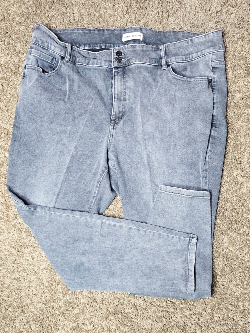 Lane Bryant Women's Faded Slim Straight Jeans